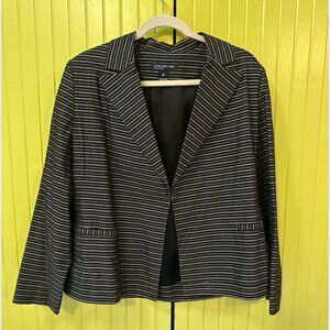 JONES NY Stripped lightweight blazer
